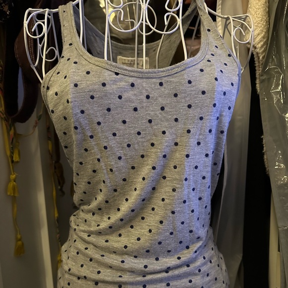Abercrombie & Fitch Vintage Polka Dot Tank Top - Picture 1 of 8